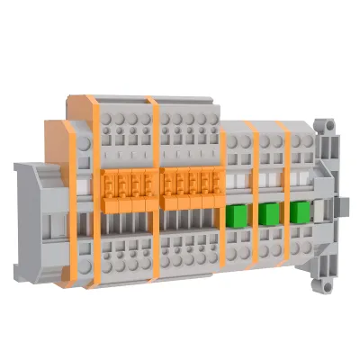 ABN Wandlerprüfklemme ABNPE104X68 | Netze BW EnBW TAB-konform | 82,8x132,6x39,2 mm | Kunststoff
