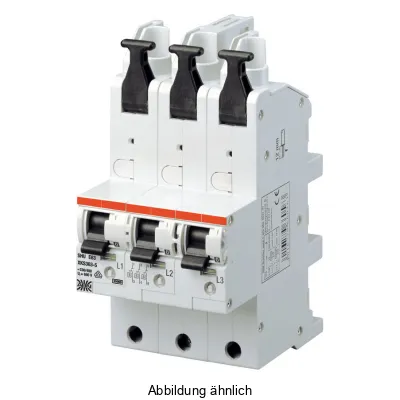 ABN SHU-Schalter XKS340-5 | 3-polig | 40A | Charakteristik E | Sammelschienen-Montage | 400V | 25kA | IP20