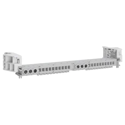 ABN PE-N-Klemmen Kombi XPEN26N | 26 Anschlüsse | 63A | 3x2,5-16mm² Schraub- & 10x1,5-4mm² Steckanschluss