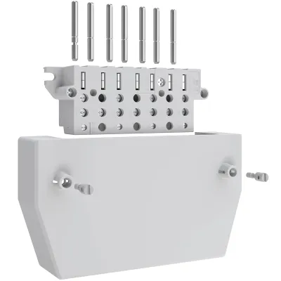 ABN Zählersteckklemme ZSK071603PA | 7-polig 63A 400V | Steckklemme für Drehstromzähler | bis 16mm² | grau