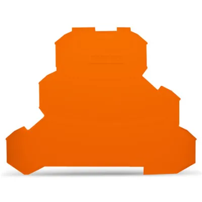 WAGO Abschlussplatte / Zwischenplatte 2002-3292 | Abschluss- & Zwischenplatte | 0,8 mm | rastbar | V0 | orange