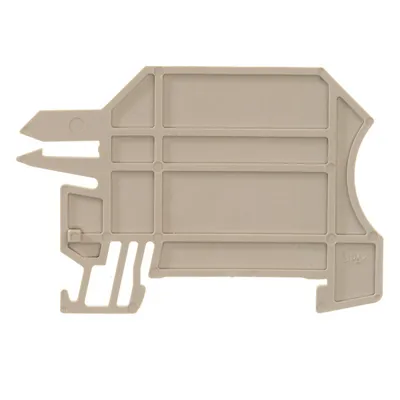 Weidmüller Abschluss- und Zwischenplatte WHP 2.5-35N/10x3 | für Reihenklemme | 2 mm | rastbar | UL94 V0 | beige