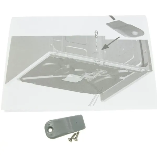 Abstandhalter-Set für Geschirrspüler Smeg 690074494 Montage, Schloss