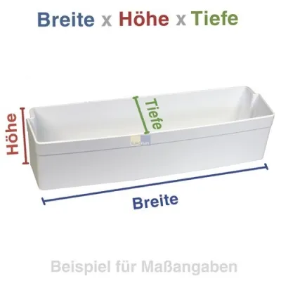 Abstellfach AEG 224601017/3 Flaschenabsteller 440x100mm für Kühlschranktüre