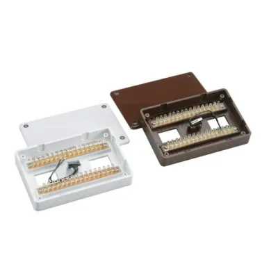 ABUS Aufputz-Lötverteiler VT4100W | 32-polig | VdS C zertifiziert | korrosionsgeschützt | schlagfest | weiß
