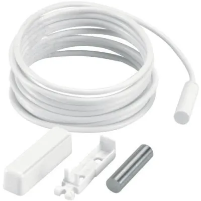 ABUS Ein-/Aufbau Öffnungsmelder MK1010W VdS B | Magnetkontakt Tür Fenster Sicherung | Sabotageschutz | weiß