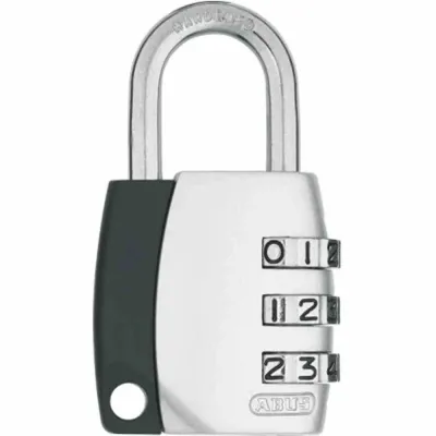 ABUS Kombinations-Zahlenschloss 155/30 SB | 3-stellig | 30 mm | Zinkdruckguss | individuell einstellbar | silber