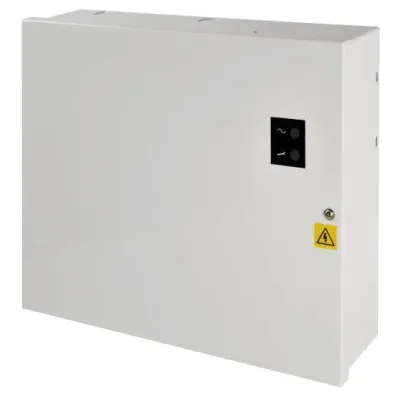 ABUS CCTV Leistungsnetzteil TVAC35500 | 13,8V 2A | 8 Ausgänge | Überlastungsschutz | Metallgehäuse | Akku-Ladefunktion