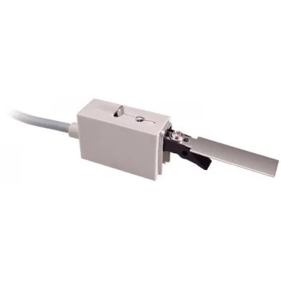 ABUS Riegelschaltkontakt RS1000 VdS C | 2m Kabel | Edelstahl | Mikroschalter Goldkontakt | Türverschlusssicherung