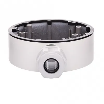 ABUS Installationsbox Mini Dome TVAC32400 | Aufputz-Montage für Überwachungskamera | Aluminium | Innen & Außen | weiß