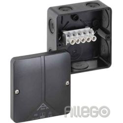 Abzweigkasten IP65 4qmm 93x93x55mm sw Kst