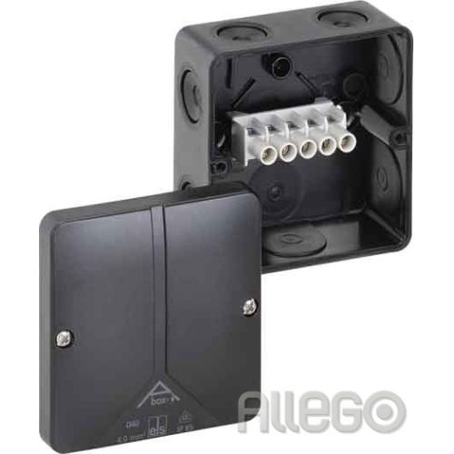 Bild: Abzweigkasten IP65 4qmm 93x93x55mm sw Kst