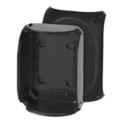 Hensel Kabelabzweigkasten KF 1600 C | IP66/IP67 | 210x155x92mm | Kunststoff | ohne Klemme | UV- & wetterfest | schwarz