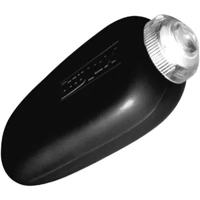 AccuLux Taschenlampe LED 2000 405281 | Akku wiederaufladbar | Retrodesign | 3,5h Leuchtdauer | schwarz | Kunststoff