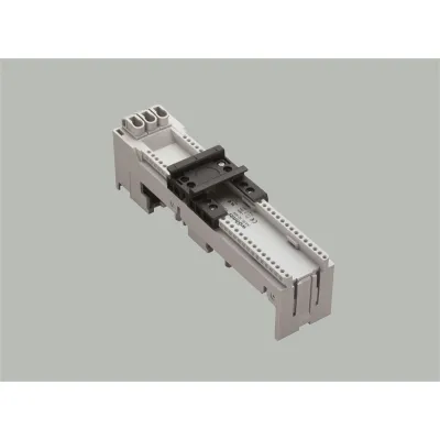 Wohner Sammelschienenadapter 32486 | EEC 32A | Tragschiene verschiebbar | Federklemmen 6mm² | halogenfrei