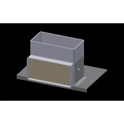 Adapter Flachkanalanschluss Meltem 200036 M-WRG-MB/FKA für Wohnraumlüfter MELTEM