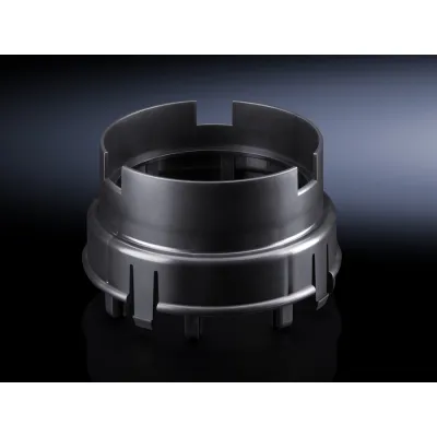 RITTAL Luftkanal-Adapter SK 3286.840 für SK 3359/3382 | Schaltschrank Klimatisierung | ABS | RAL 9005 Schwarz