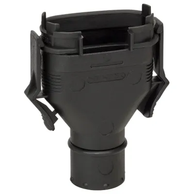 Bosch Adapter 2600306007 | Staubsauger-Schlauchanschluss für Elektrowerkzeuge GAS GEX GSS PEX | schwarz
