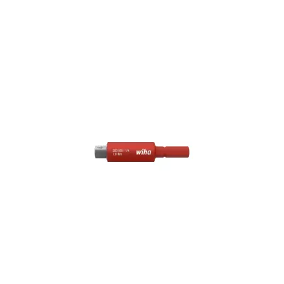 Wiha Adapter slimVario electric SB283108 43139 | 1/4 Zoll Steckschlüssel | isoliert IEC 60900 | 6 mm Bit | 59 mm