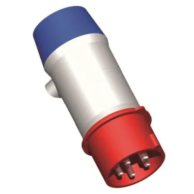 Adapterstecker 16A, 5p, 400V, 6h, IP44