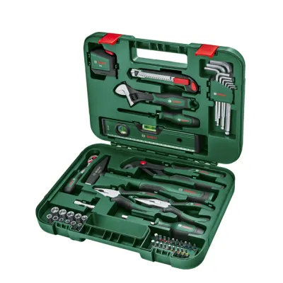 Bosch Werkzeugset Advanced 1600A02BY7 | Werkzeugkoffer 52-teilig | ergonomisch | robust | grün