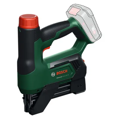Bosch Akku-Tacker AdvancedTacker 18V-25 06032A7100 | 2-in-1 Klammerer/Nagler | 18V | ohne Akku/Ladegerät | grün/schwarz