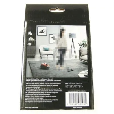 AEF155 VX4 Filterset für Staubsauger AEG 9001688424 Mikro- & Abluftfilter