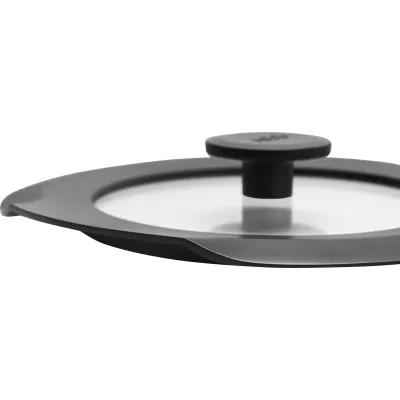 AEG Topfdeckel mit Dampföffnung A9HOLID1 902980278 | Glasdeckel | Ø 16-18 cm | leitet Dampf ab | Küchenzubehör