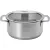 Bild: AEG Topf-Set CookPro A9HOPS | 3-teilig | Integriertes Sieb | Edelstahl | Ø 16/20/24 cm | für alle Herdarten