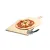 Bild: AEG Pizza Set A9OZPS1 | Pizzastein aus Naturstein | Holzbrett mit Griff | Edelstahl-Schneidemesser | 3-teilig