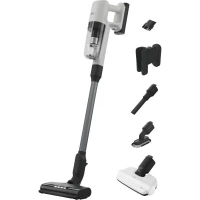 AEG Akku-Stielsauger AP71HB14SH | abnehmbarer Handsauger | 40 Min Laufzeit | Elektrobürste | 2,2 kg | Shell White