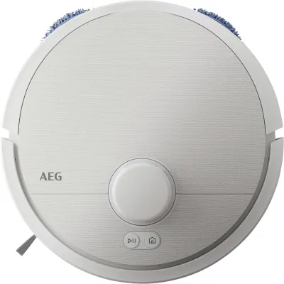 AEG Saug- und Wischroboter AR81UW3SW | Automatische Entleerung | KI-Navigation | Teppicherkennung | 208 Min Laufzeit