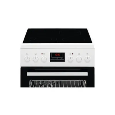 AEG Standherd CCB54483BW | 50cm Glaskeramik-Kochfeld | Multifunktionsbackofen | 4 Kochzonen | Energieklasse A