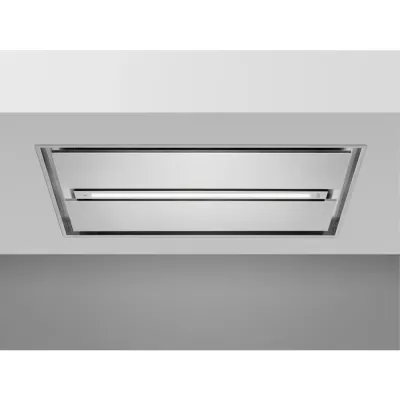 AEG Dunstabzugshaube DCE5260HM | Deckenlüfter 120 cm | Edelstahl | 3+Intensivstufen | Hob2Hood | 590 m³/h | LED