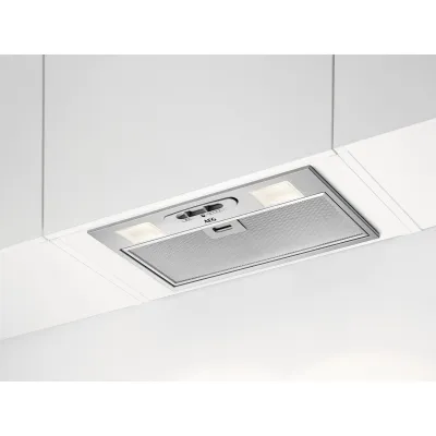 AEG Lüfterbaustein DGB3523S | Dunstabzugshaube 52 cm | 330 m³/h | 3 Stufen | LED | Energieeffizienz C | Grau