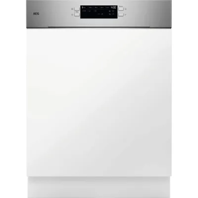 AEG Geschirrspüler teilintegrierbar GT6200C2SGM | 60 cm | 13 Maßgedecke | AirDry | 44 dB | Edelstahl | Energieklasse C