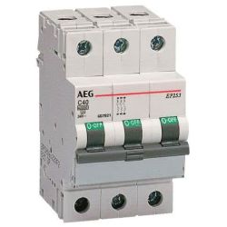 AEG EP63 B10 LS-Schalter 6kA 3P 10A B-Char.