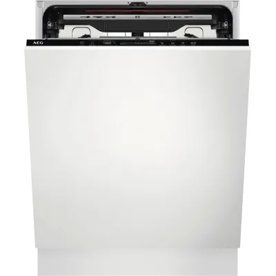 AEG Geschirrspüler vollintegrierbar FSE74757P | 60 cm | 15 Maßgedecke | C | AirDry | MaxiFlex | 42 dB | Edelstahl