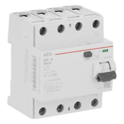 AEG FI-Schutzschalter FN425/A30 4-polig | Typ A | 25A | 30mA | 440V | 4TE | REG