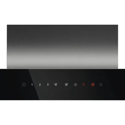 AEG Dunstabzugshaube GB67D91HL | Kamin-Wandhaube 90 cm | Hob2Hood | LED | Energieeffizienz A | Umluft & Abluft | Schwarz