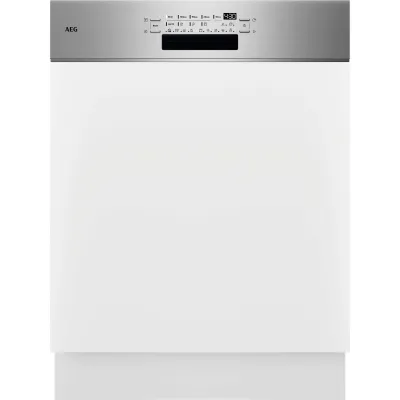AEG Geschirrspüler teilintegriert GT8200A2SGM | 60 cm | 14 Maßgedecke | Energieeffizienz A | 40 dB | WLAN | Edelstahl