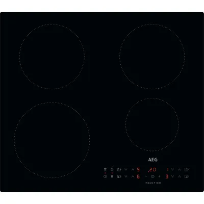 AEG Induktionskochfeld I64KV301CB | Autark | 60 cm | 4 Kochzonen | Hob2Hood | Power-Funktion | SlimFit | Schwarz