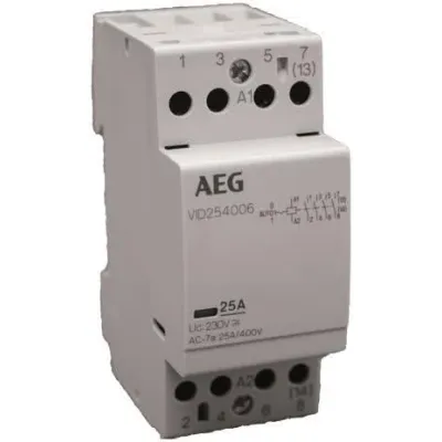 AEG Installationsschütz VI201106 4TQB111262R0000 | 20A | 1S/1Ö | 230V AC | geräuschlos | Varistorschutz | IP20