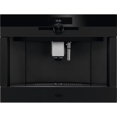 AEG Einbau-Kaffeevollautomat KKK994500T | Latte Macchiato & Cappuccino | 18 Programme | TFT-Bedienung | Matt Black