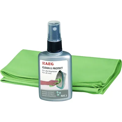 AEG Kleing Bügelsohlen-Reiniger 1Flasche+1Tuch AUC 2