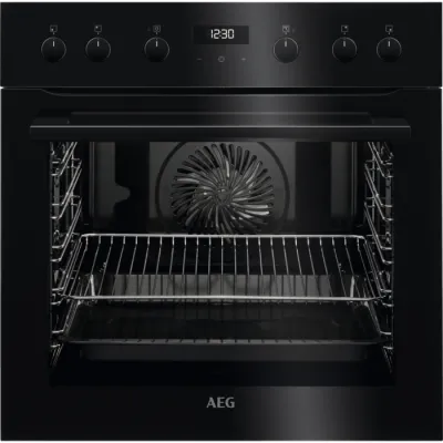 AEG Einbau-Herdset KOMBI4024S EES435020B+HE604062XB | 71L | 4 Kochzonen | 8 Beheizungsarten | Touch | A+ | schwarz