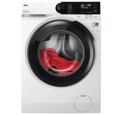 AEG Waschmaschine Frontlader LR6F65489 | 8 kg | 1400 U/min | ProSense | Energieklasse A | Dampf | Weiß