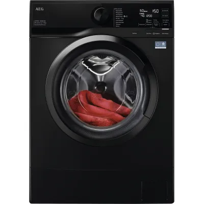 AEG Waschmaschine Frontlader LSR6SA75260 | 6 kg | SlimDesign | ProSense | 1200 U/min | Energieklasse A | matt schwarz