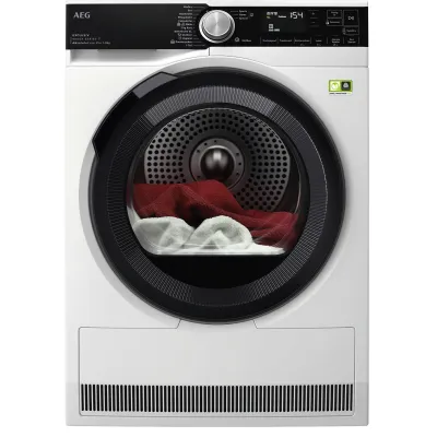 AEG Wärmepumpentrockner TR8W80789 | 8 kg | AbsoluteCare | ProSense | MixDry | WiFi & App | Anthrazit/Weiß