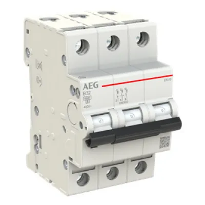 AEG Leitungsschutzschalter EN63B32 2CDS253088R0325 | B-Charakteristik | 32A | 3-polig | 400V | 6kA | IP40 | plombierbar